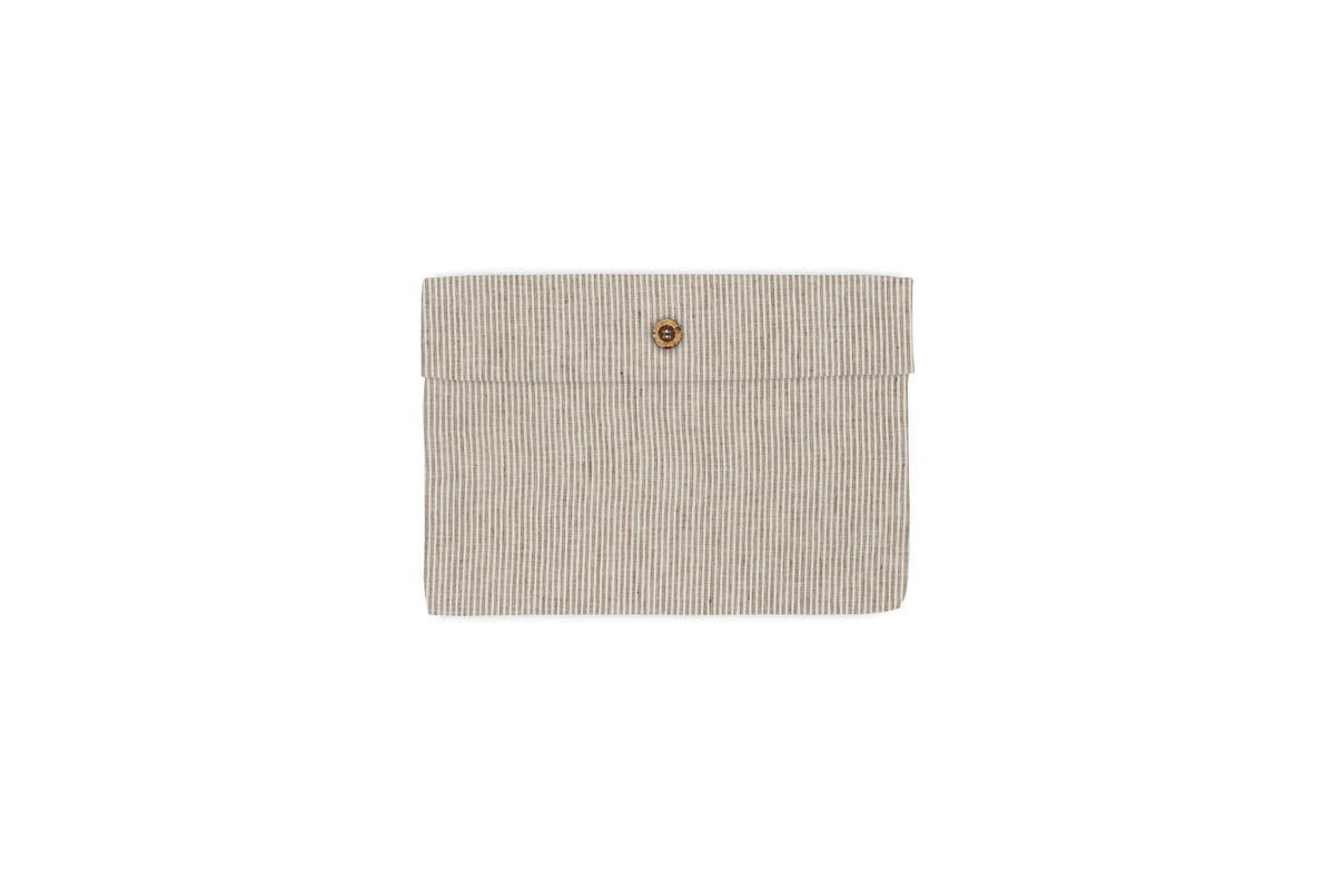 Taies d'oreiller Borba en chanvre et coton pour femme au foyer - Espresso