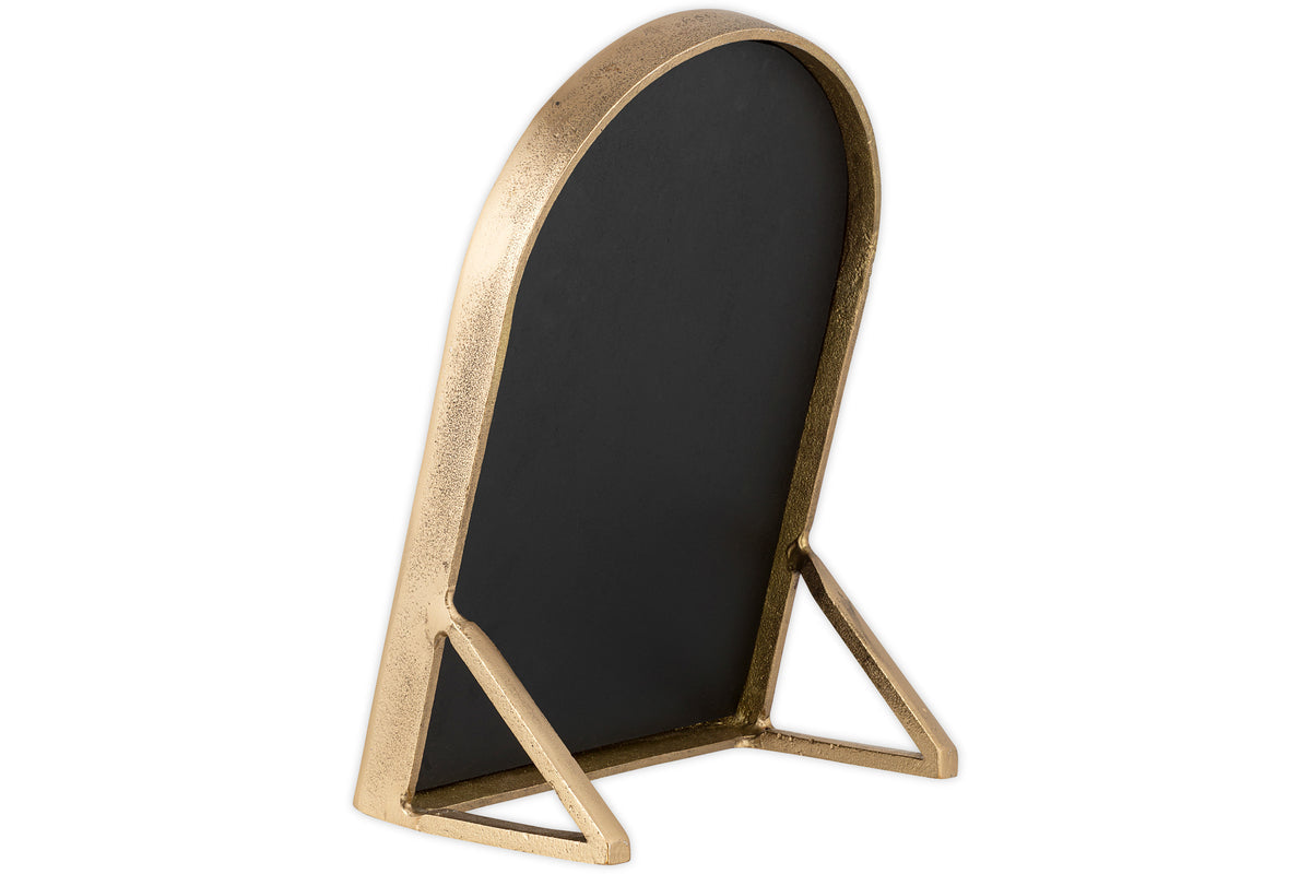 Miroir de courtoisie Cayce en aluminium moulé - Laiton antique