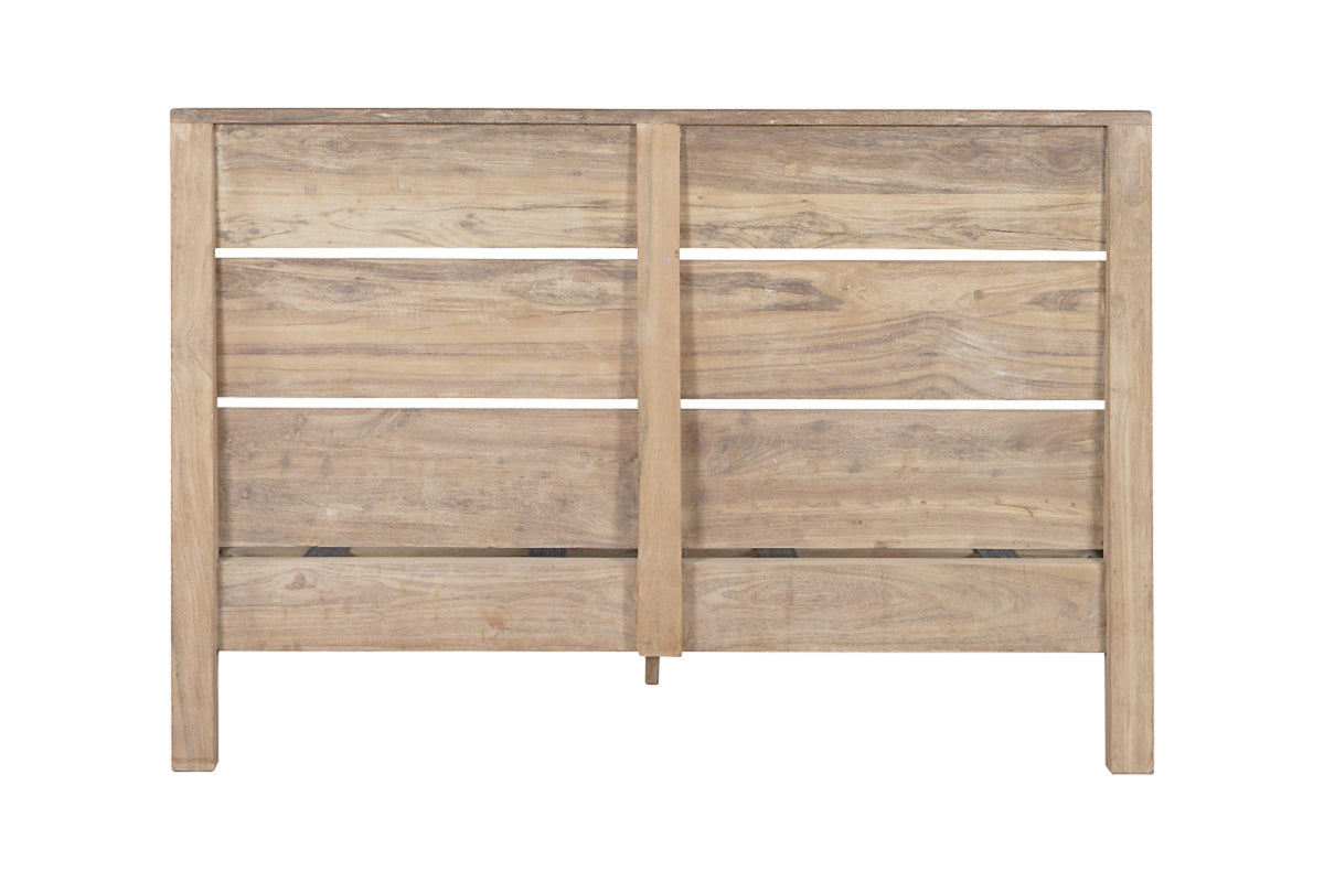Lit Iya en bois recyclé - Naturel