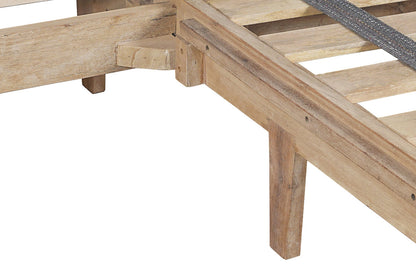 Lit Iya en bois recyclé - Naturel