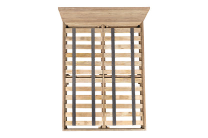 Lit Iya en bois recyclé - Naturel