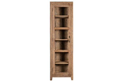 Armoire Ibo en bois recyclé et verre - Naturel - Grande
