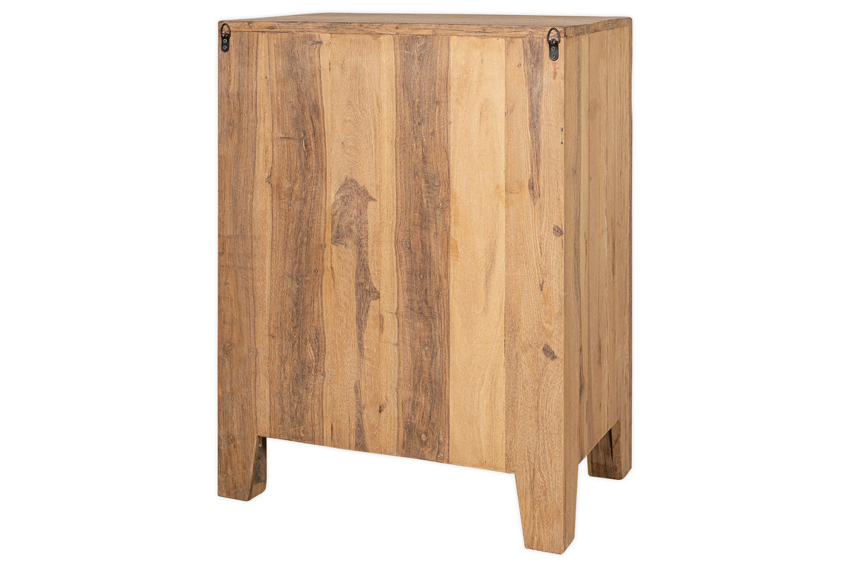 Commode Iya en bois recyclé - Naturel - Petit