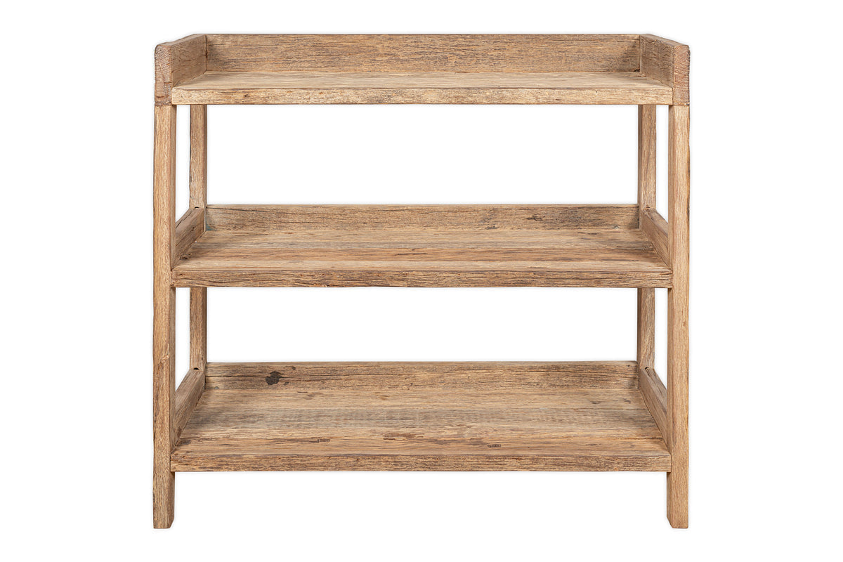 Étagères de garde-manger en bois recyclé Ibo - Naturel