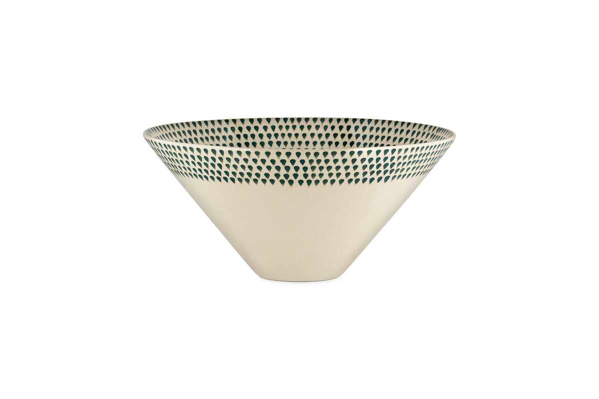 Bol de service Juniper Drop - Crème et genièvre - Moyen