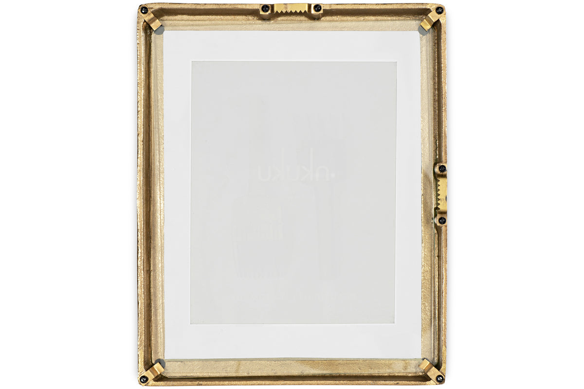 Cadre photo mural Jahala - Laiton antique