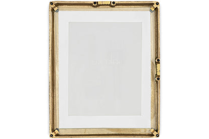 Cadre photo mural Jahala - Laiton antique
