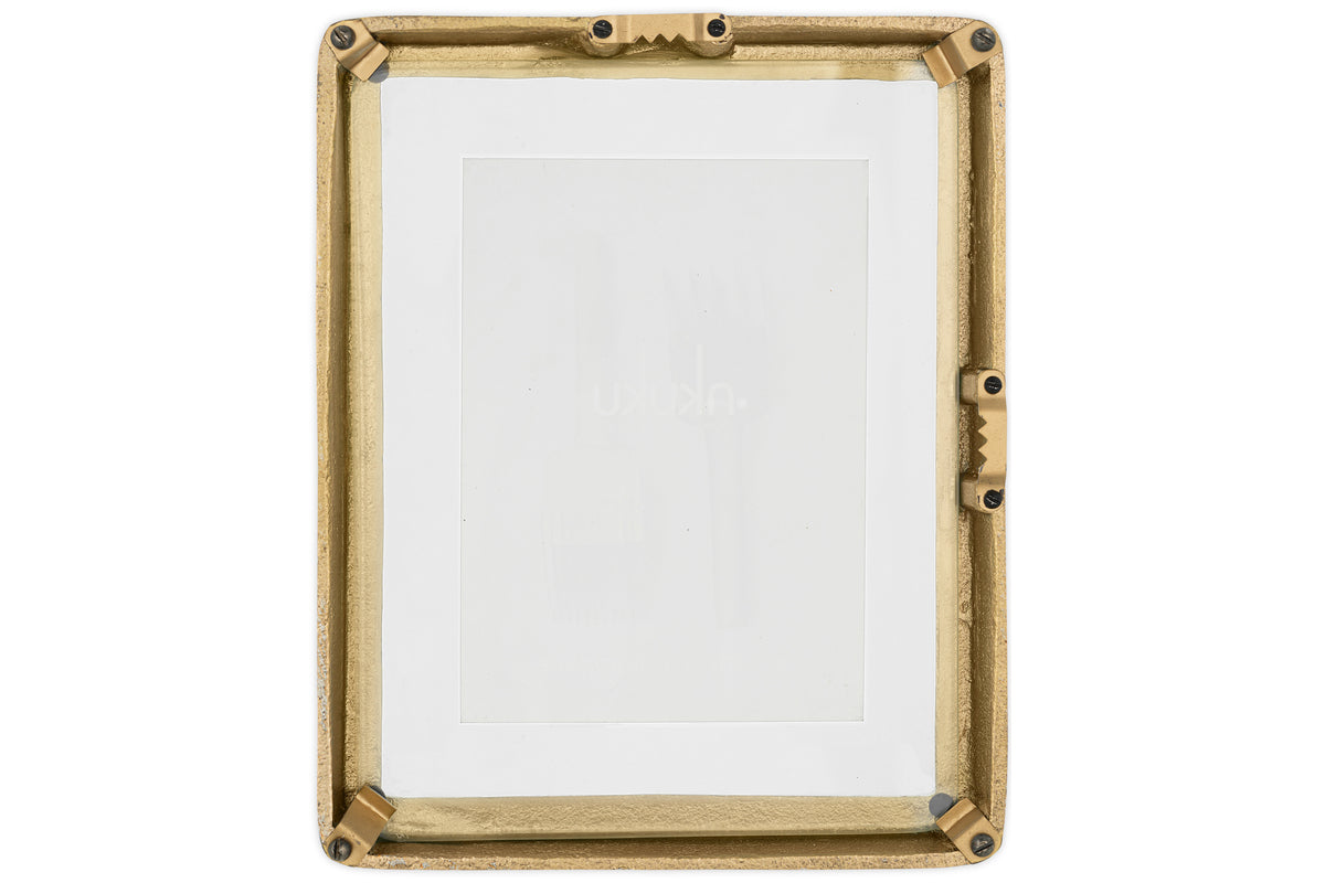 Cadre photo mural Jahala - Laiton antique