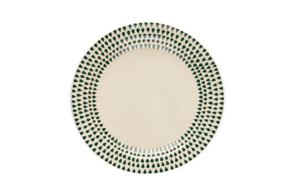 Service de table Juniper Drop – Crème et genévrier (lot de 12)