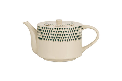 Théière Juniper Drop pour 4 personnes - Crème et genévrier