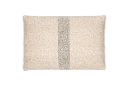 Housse de coussin Kallu en laine et coton - Naturel