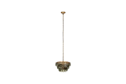 Lustre en verre recyclé Kagitha - Vert