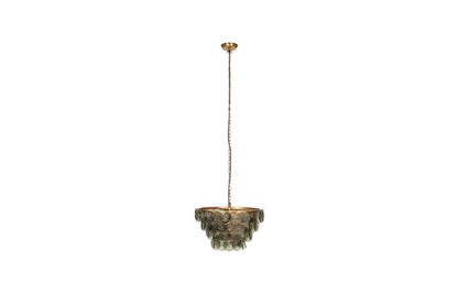 Lustre en verre recyclé Kagitha - Vert