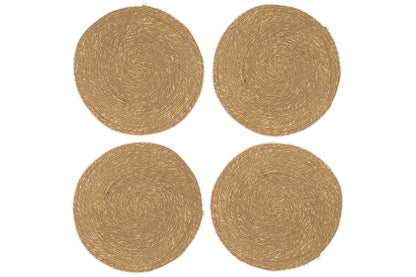 Sets de table tissés Keso - Marron (lot de 4)