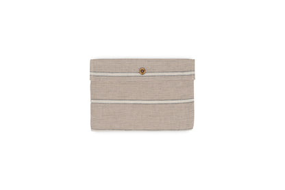 Taies d'oreiller Mora en chanvre et coton - Gris pierre