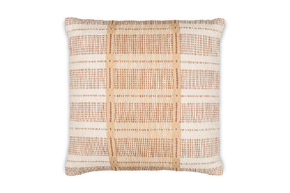 Housse de coussin en coton Nayika - Rouille