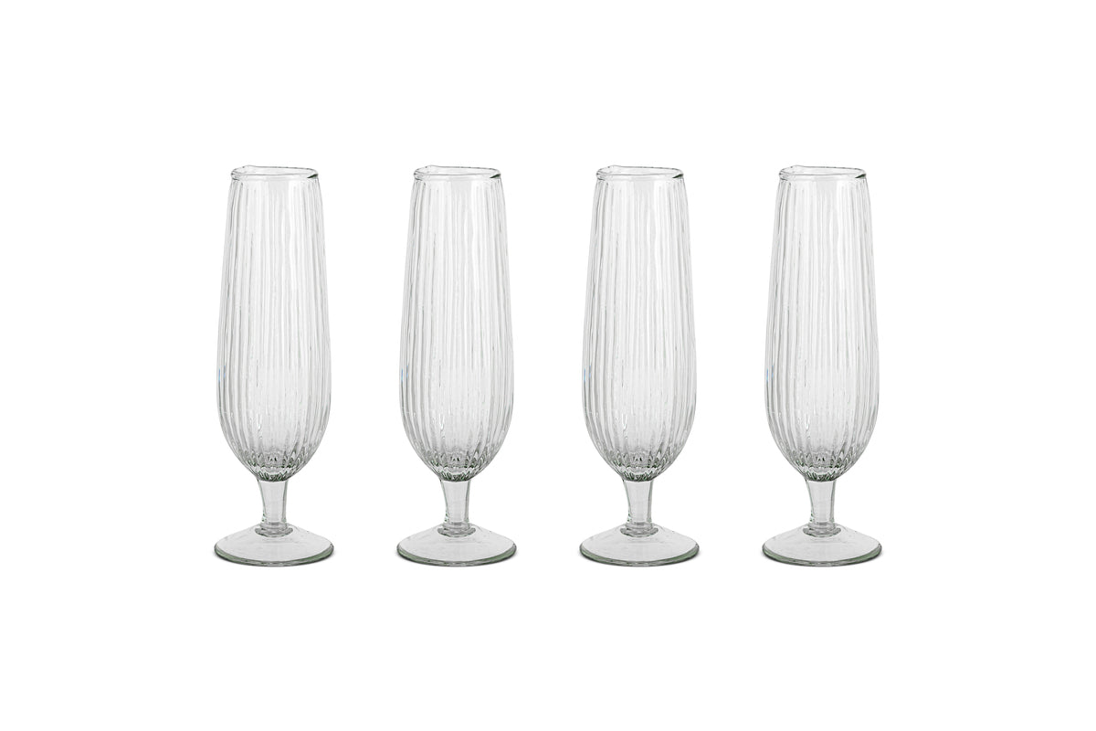 Flûte à champagne Otuba - Transparente (lot de 4)