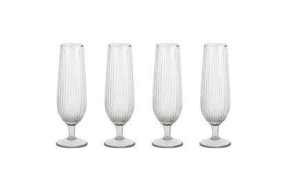 Flûte à champagne Otuba - Transparente (lot de 4)