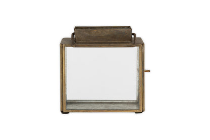 Mini lanterne de table Obi - Laiton antique