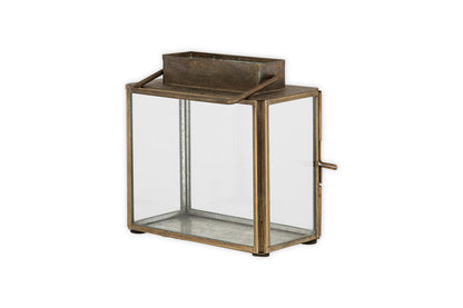 Mini lanterne de table Obi - Laiton antique