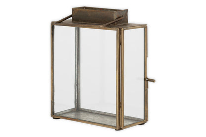 Mini lanterne de table Obi - Laiton antique