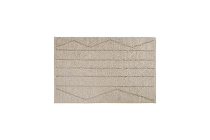 Tapis Shanti en laine et coton - Naturel
