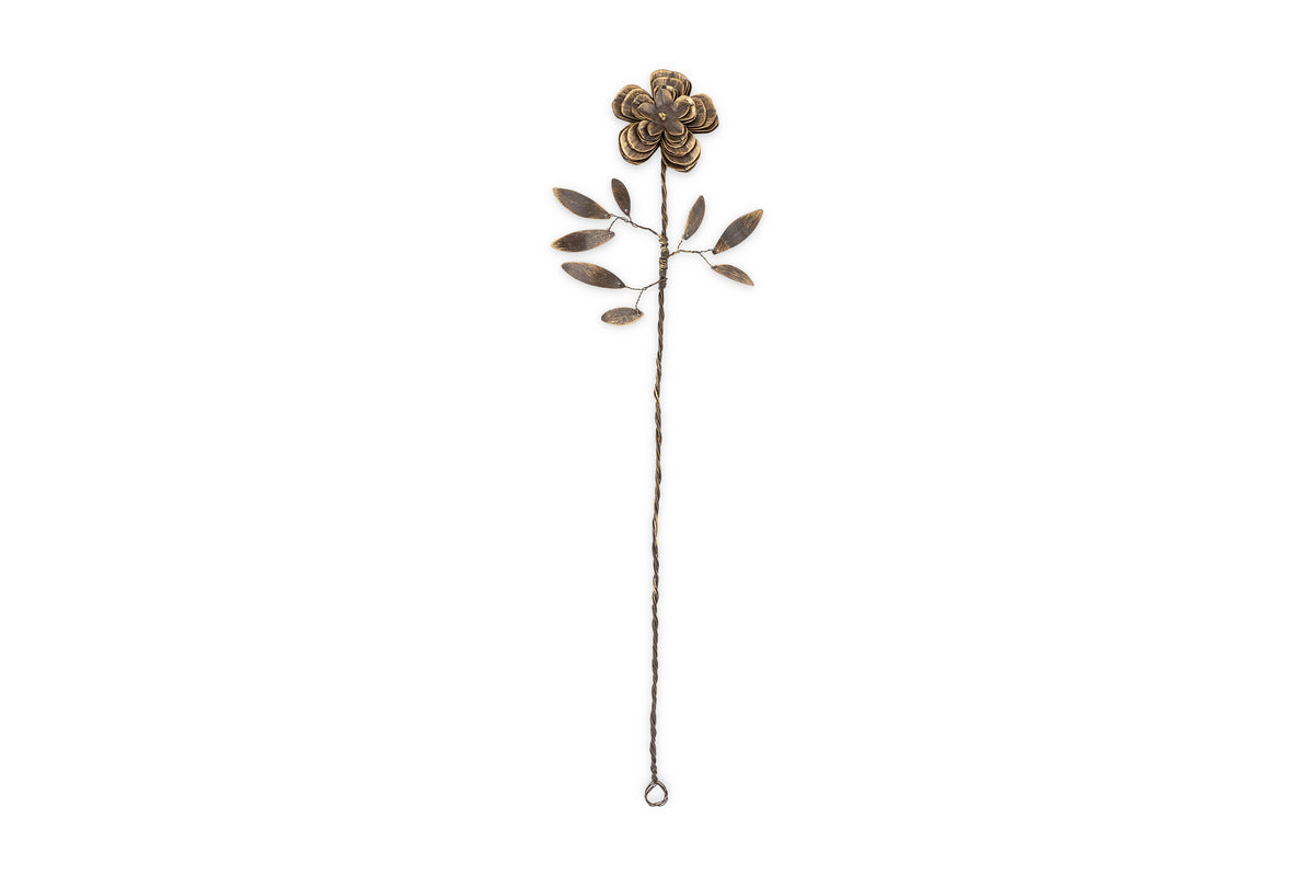 Rose à tige Svara - Laiton antique