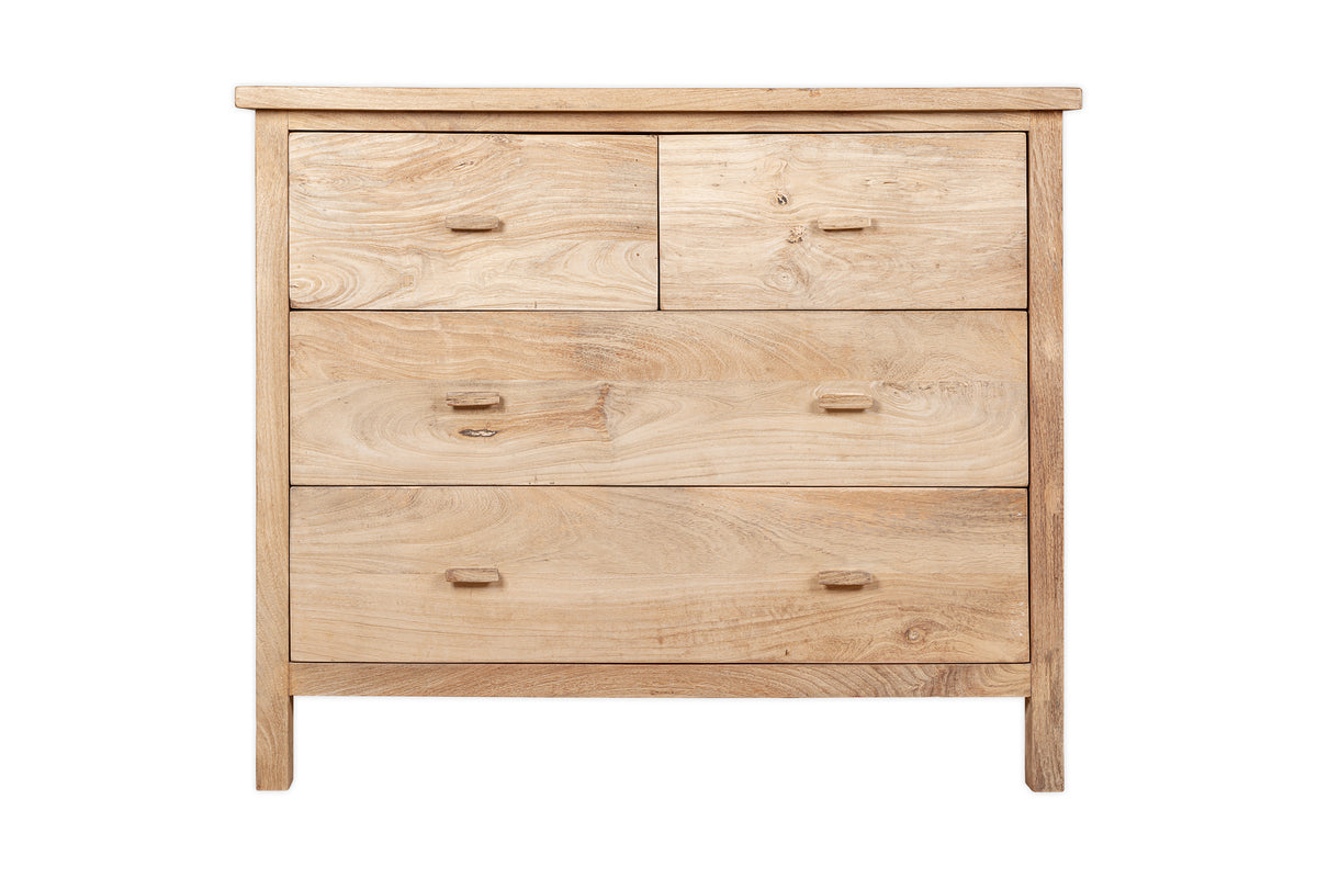 Commode rainurée Vivan - Naturel