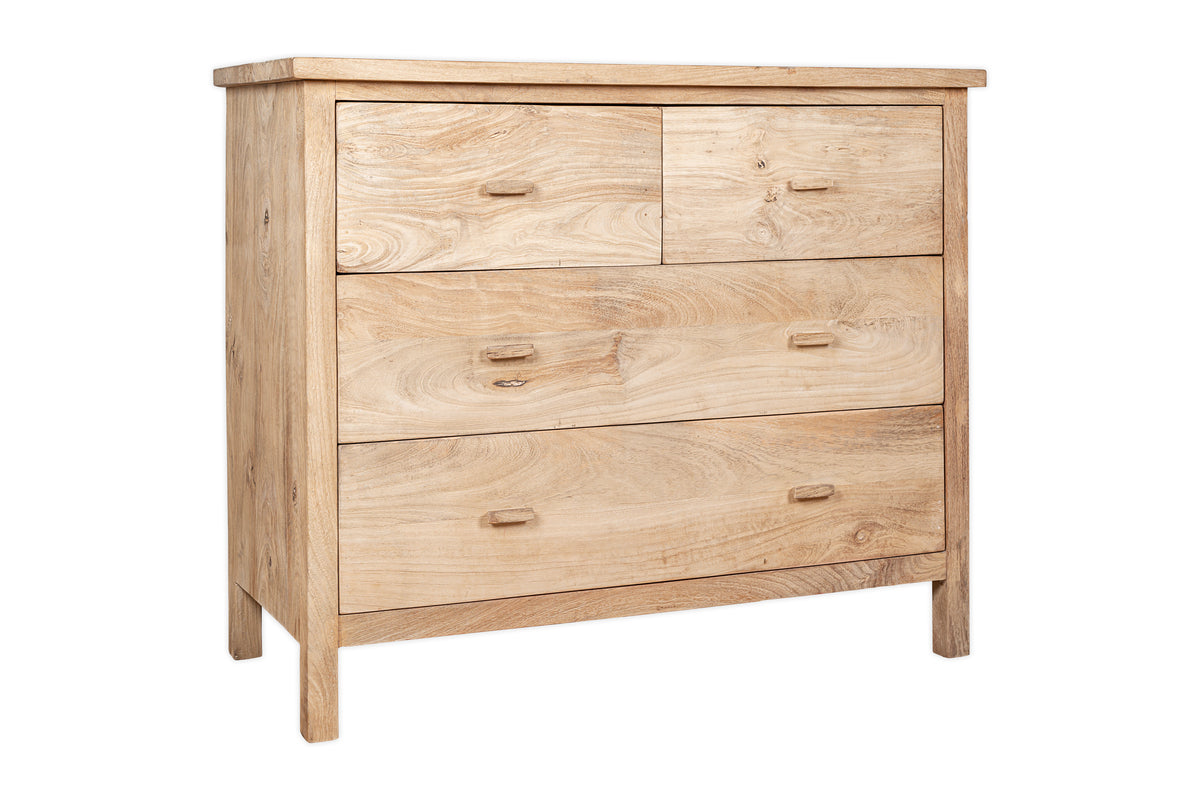 Commode rainurée Vivan - Naturel