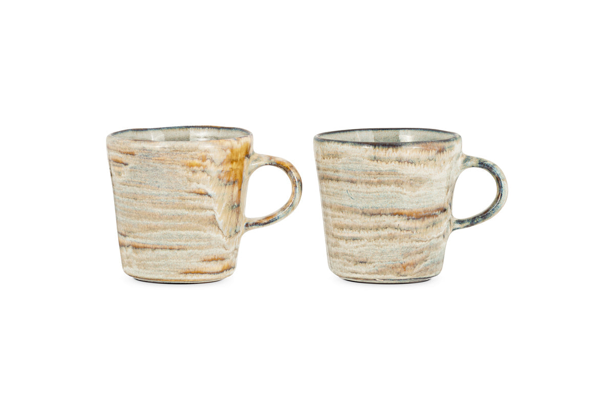 Tasses Vizo - Gris (lot de 2)