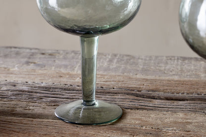 Verre à gin martelé Yala – Vert sauge (lot de 2)