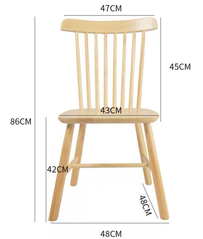 Table à manger moderne AMIRA en bois massif de style nordique 