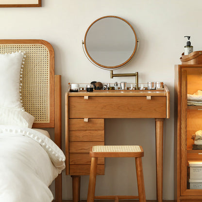 Coiffeuse en bois massif Carlina