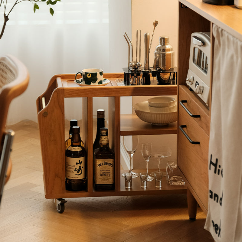 Chariot de rangement et table d'appoint Abelia