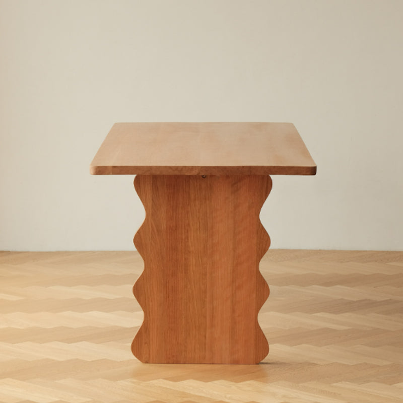 Table à manger à base ondulée Jalen