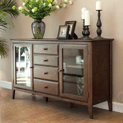 Buffet tout en bois massif AKI de conception américaine