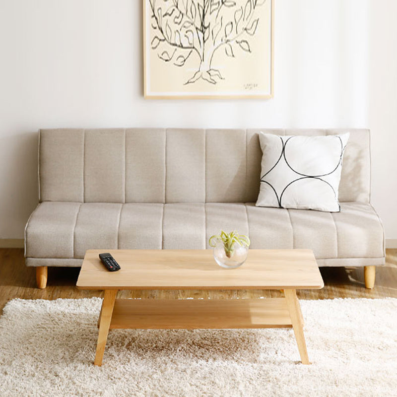 Canapé scandinave japonais EVANGELINE RITZ en bois massif nordique (6 couleurs)