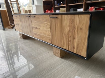 Meuble TV KENDRA en bois massif