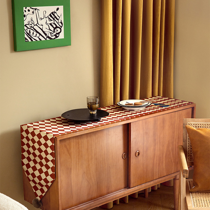 Chemin de table à carreaux Curran