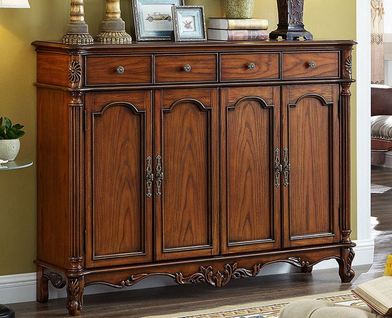 Buffet Emma, ​​meuble de rangement en tissu, vin, chaussures, style américain, 83 à 149 cm (3 tailles, 2 couleurs au choix)