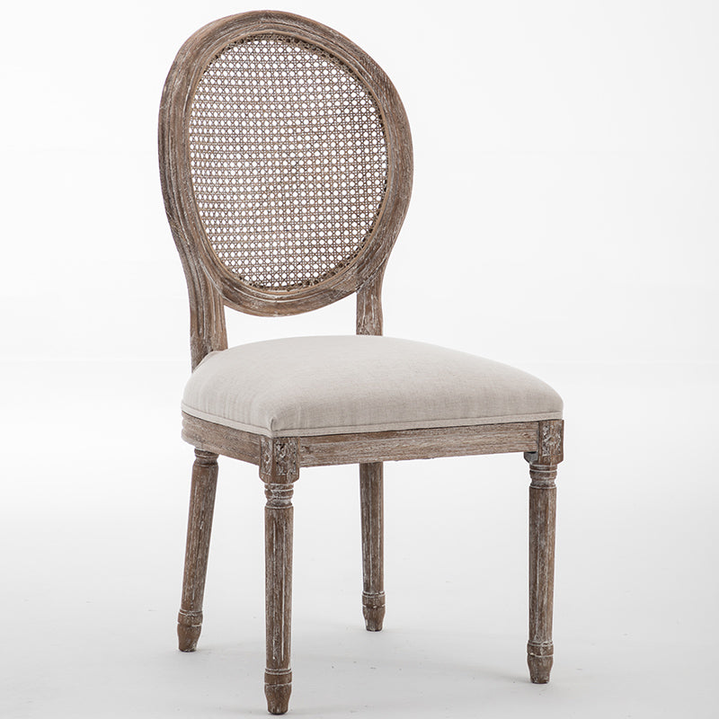 Chaise de salle à manger rétro française EMILIA Queen Ann