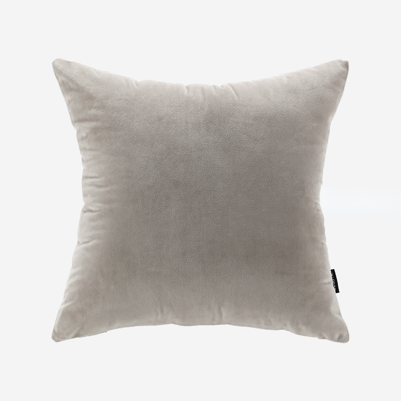 Housse de coussin et insert gris album