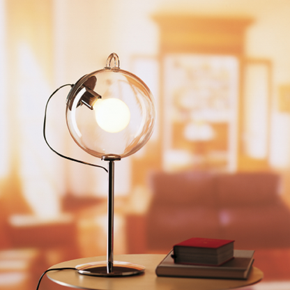 Lampe en verre transparent Anthony