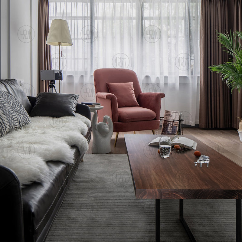 Table basse scandinave japonaise Maeve RADISSON en bois massif nordique (4 couleurs, 8 tailles) 