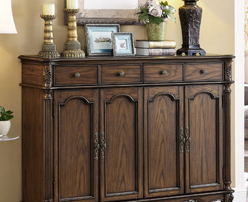 Buffet Emma, ​​meuble de rangement en tissu, vin, chaussures, style américain, 83 à 149 cm (3 tailles, 2 couleurs au choix)