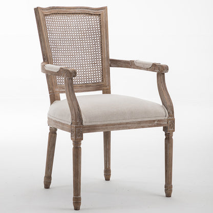 Chaise de salle à manger rétro française EMILIA Queen Ann