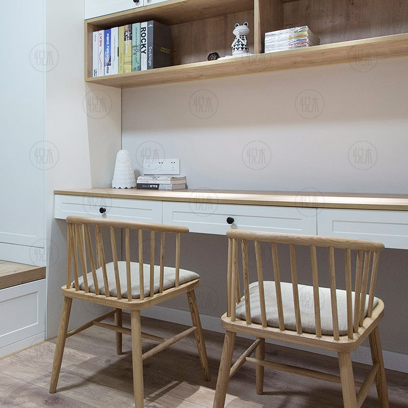 Chaise de salle à manger scandinave HAYDEN en bois massif nordique