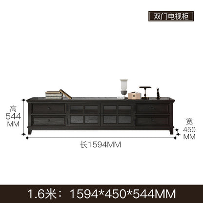 Meuble console TV en bois massif Leonardo Classic Country