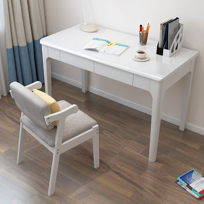 Bureau d'écriture LYDIA CARLTON Table d'ordinateur de bureau en bois massif 