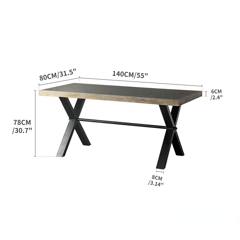 Table à manger sur piédestal Hollins